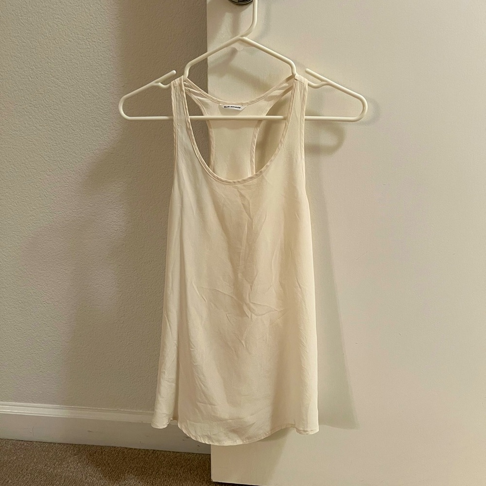 Club Monaco 100% silk tank